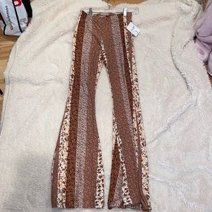 Long Knit Fit&Flare Pants